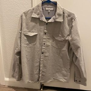 Men’s casual dress shirt button down 2 pockets